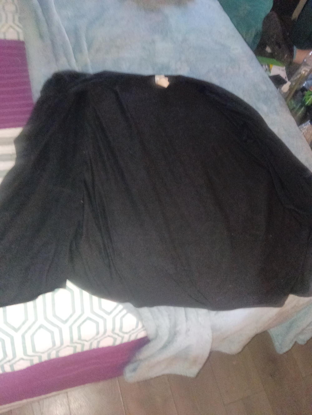 Black Women's Cardigan Sweater - Classic A-Line